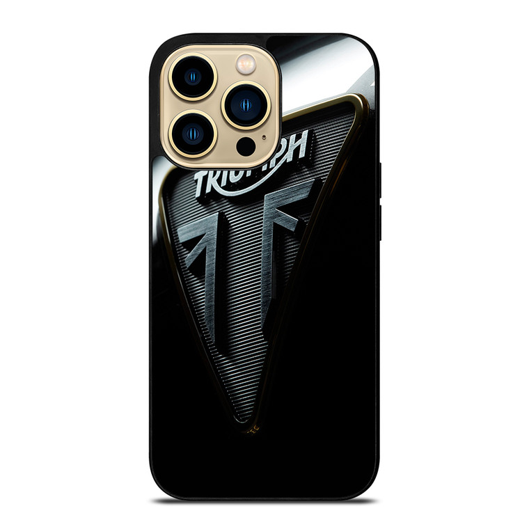 TRIUMPH MOTORCYCLE EMBLEM iPhone 14 Pro Max Case Cover