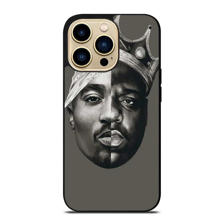TUPAC AND NOTORIOUS BIG ART iPhone 14 Pro Max Case Cover