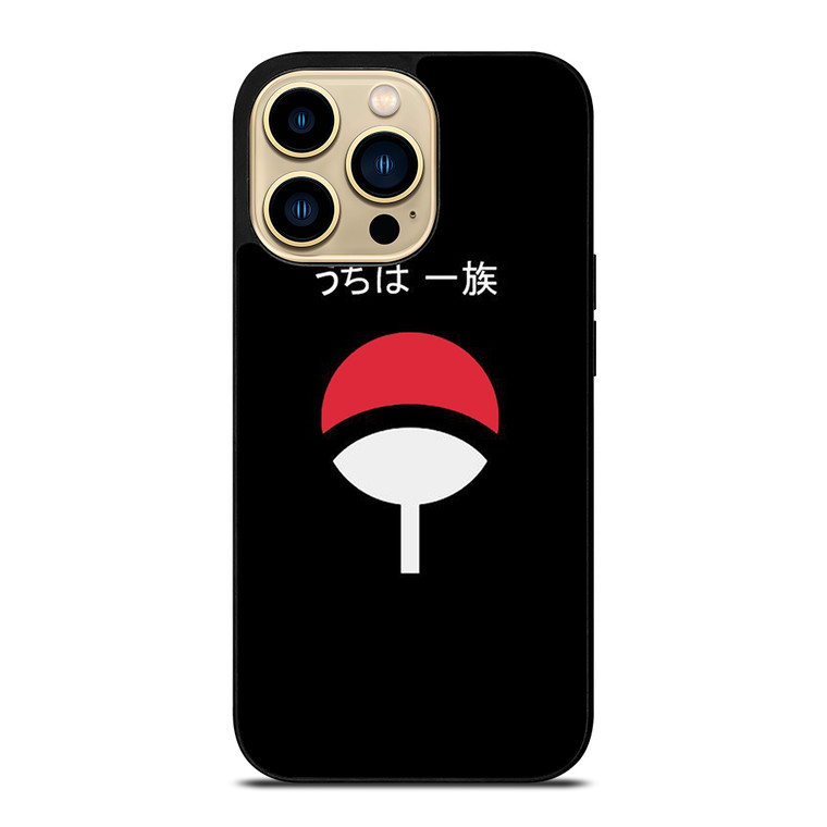 UCHIHA CLAN LOGO MINIMALIST iPhone 14 Pro Max Case Cover