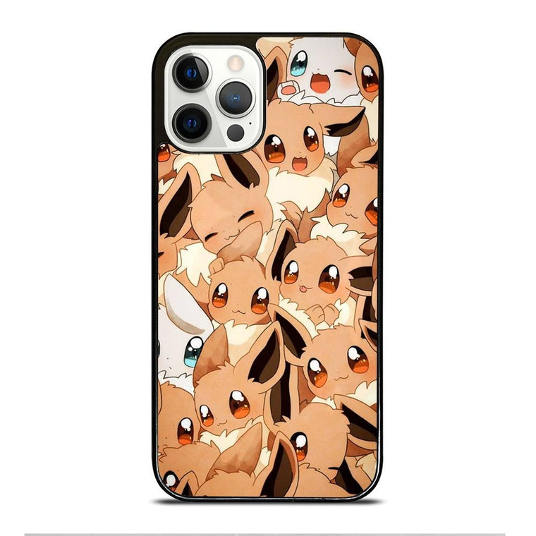 POKEMON EEVEE CUTE COLLAGE iPhone 12 Pro Case Cover