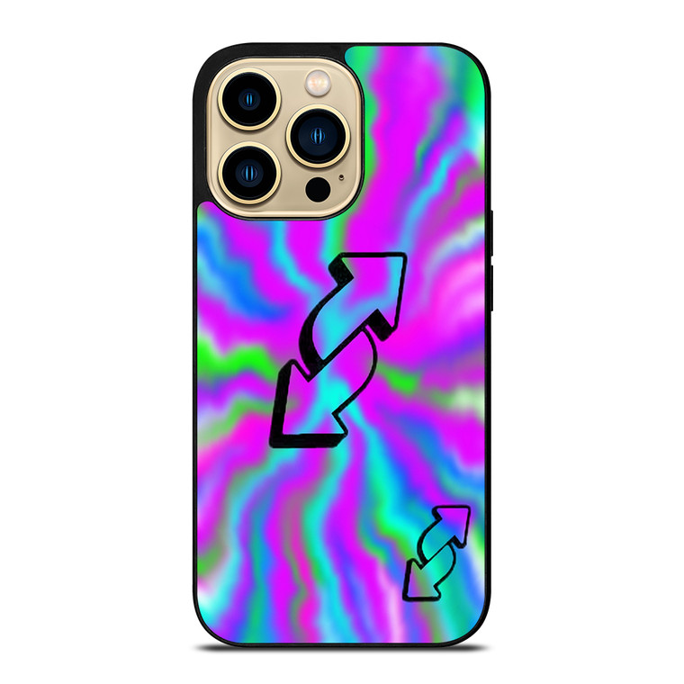 UNO REVERSE CARD RAINBOW iPhone 14 Pro Max Case Cover