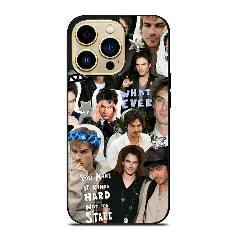 VAMPIRE DIARIES IAN SOMERHALDER COLLAGE iPhone 14 Pro Max Case Cover