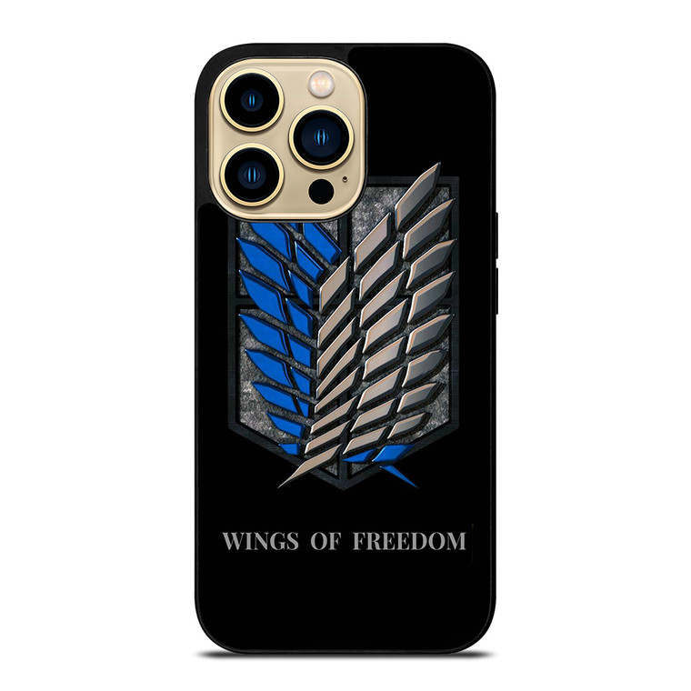 WINGS OF FREEDOM AOT iPhone 14 Pro Max Case Cover