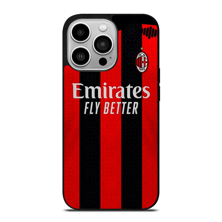 AC MILAN 2020 HOME JERSEY iPhone 14 Pro Case Cover