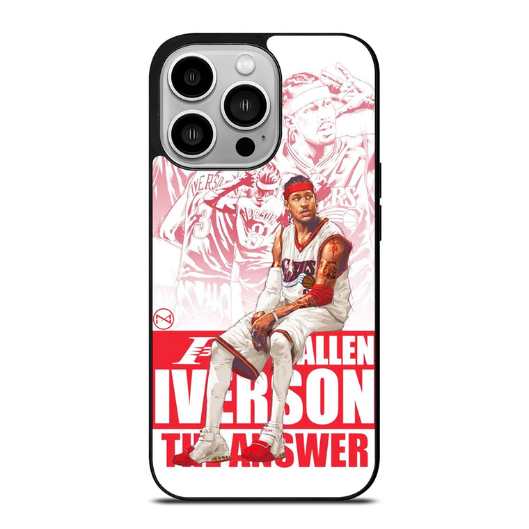 ALLEN IVERSON SIXERS NBA iPhone 14 Pro Case Cover
