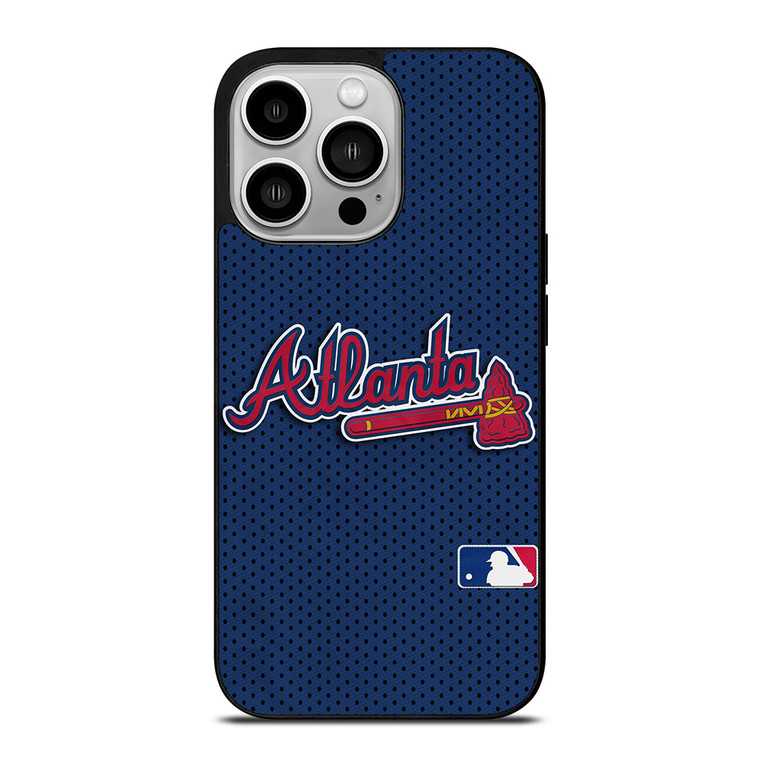 ATLANTA BRAVES JERSEY LOGO iPhone 14 Pro Case Cover