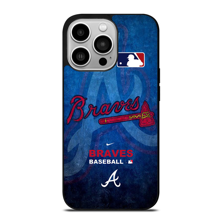 ATLANTA BRAVES LOGO MLB iPhone 14 Pro Case Cover