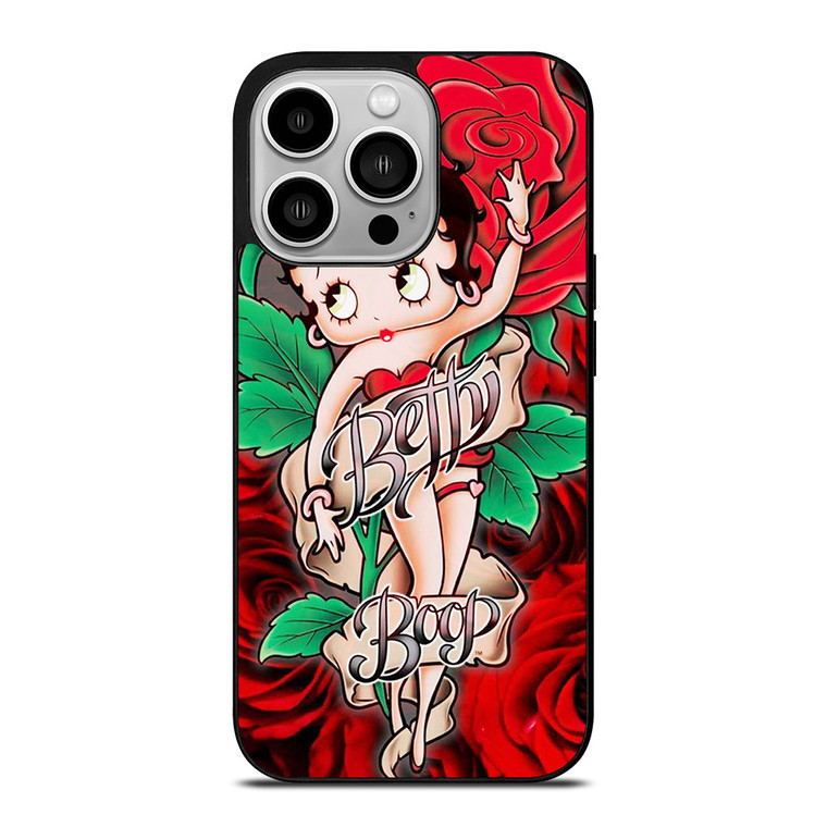 BETTY BOOP FLORAL iPhone 14 Pro Case Cover BETTY BOOP FLORAL iPhone 14 Pro Case Cover