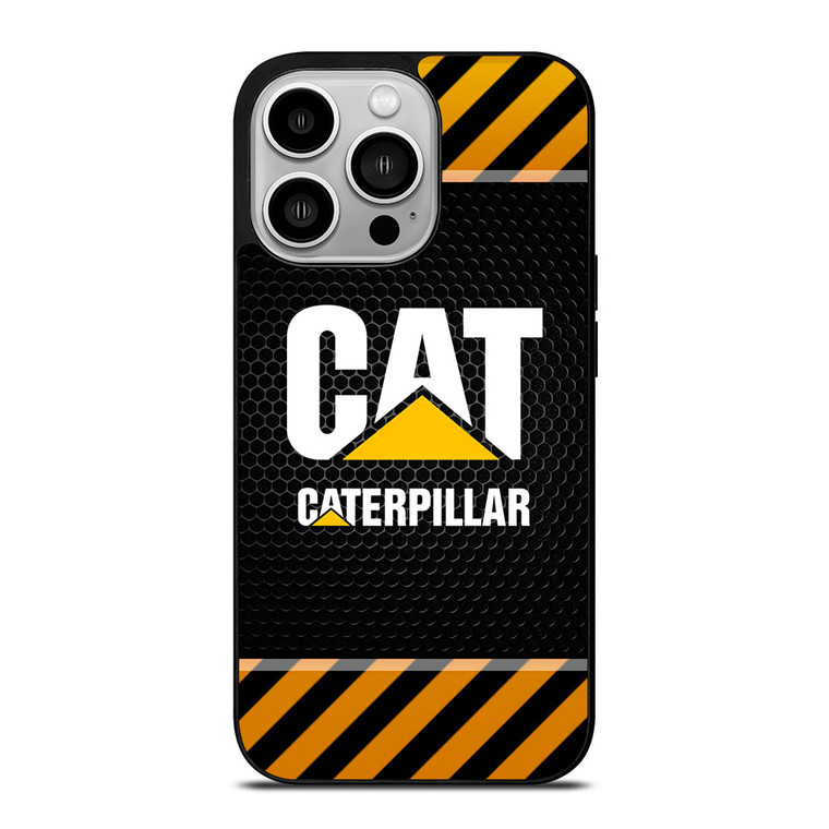 CAT CATERPILLAR METAL SYMBOL iPhone 14 Pro Case Cover