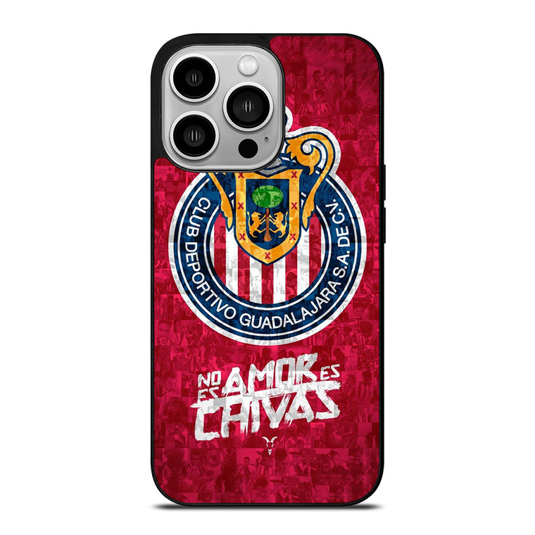 CHIVAS DE GUADALAJARA FOOTBALL CLUB LOGO iPhone 14 Pro Case Cover
