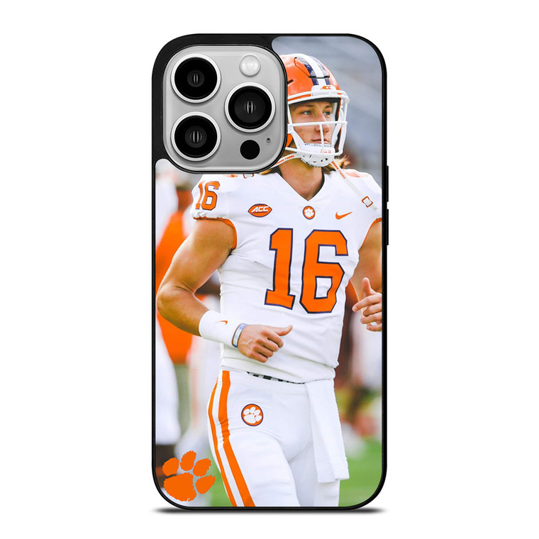 CLEMSON FOOTBALL TREVOR LAWRENCE iPhone 14 Pro Case Cover