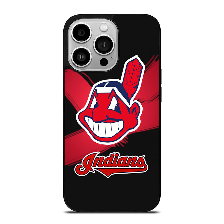 CLEVELAND INDIANS ART MLB iPhone 14 Pro Case Cover