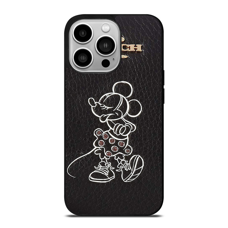 COACH DISNEY MINNIE MOUSE iPhone 14 Pro Case Cover