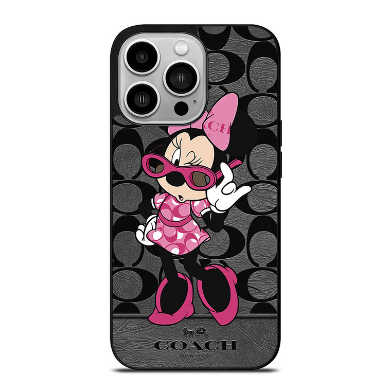 COACH MINNIE MOUSE CUTE iPhone 14 Pro Case Cover