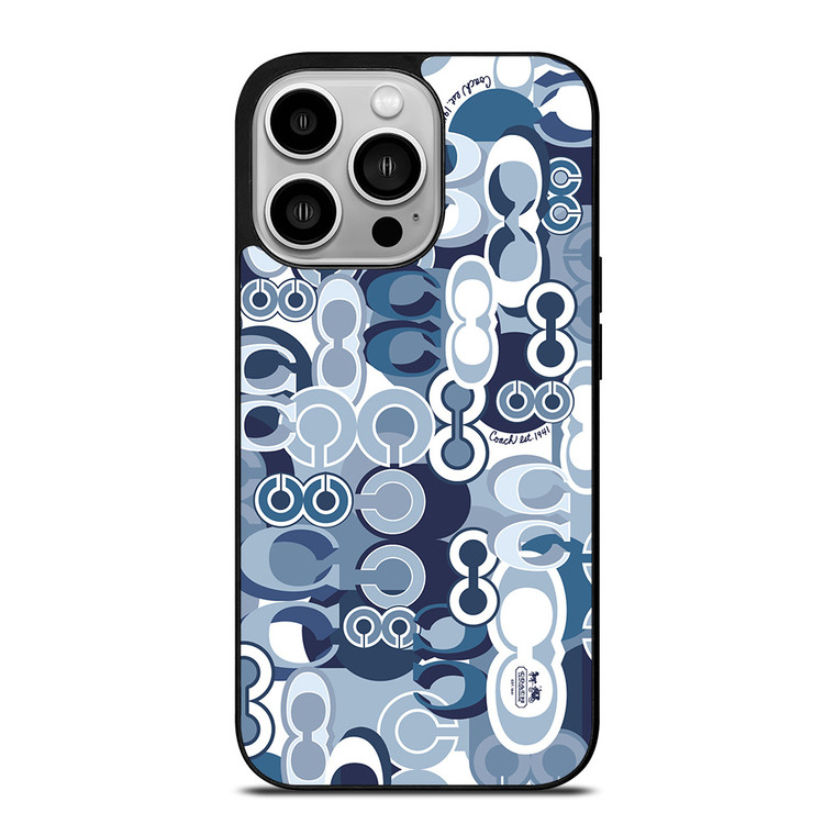 COACH NEW YORK BLUE iPhone 14 Pro Case Cover