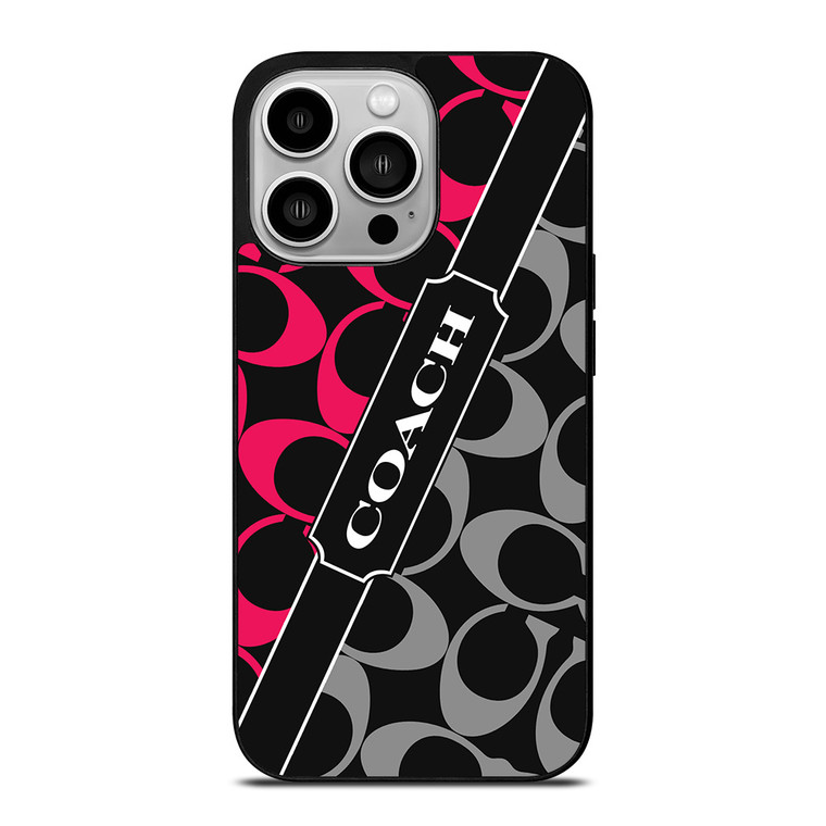 COACH NEW YORK RED WHITE iPhone 14 Pro Case Cover
