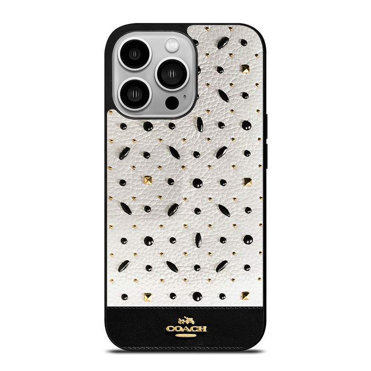 COACH NEW YORK STONE iPhone 14 Pro Case Cover