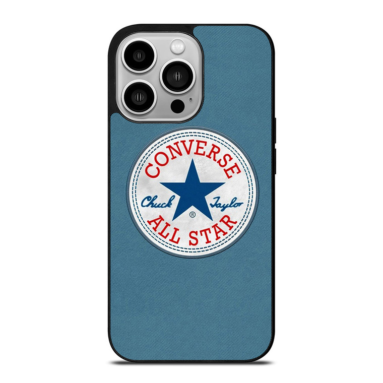 CONVERSE SNEAKERS LOGO BLUE iPhone 14 Pro Case Cover