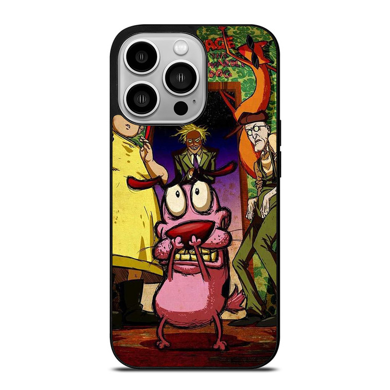 COURAGE THE COWARDLY DOG ART iPhone 14 Pro Case Cover