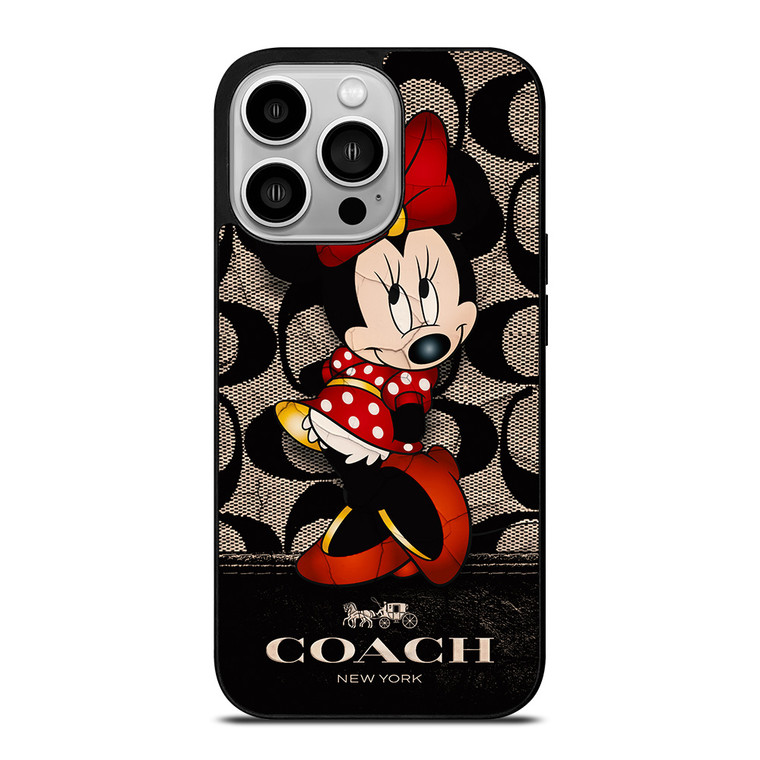 CUTE COACH MINNIE MOUSE iPhone 14 Pro Case Cover