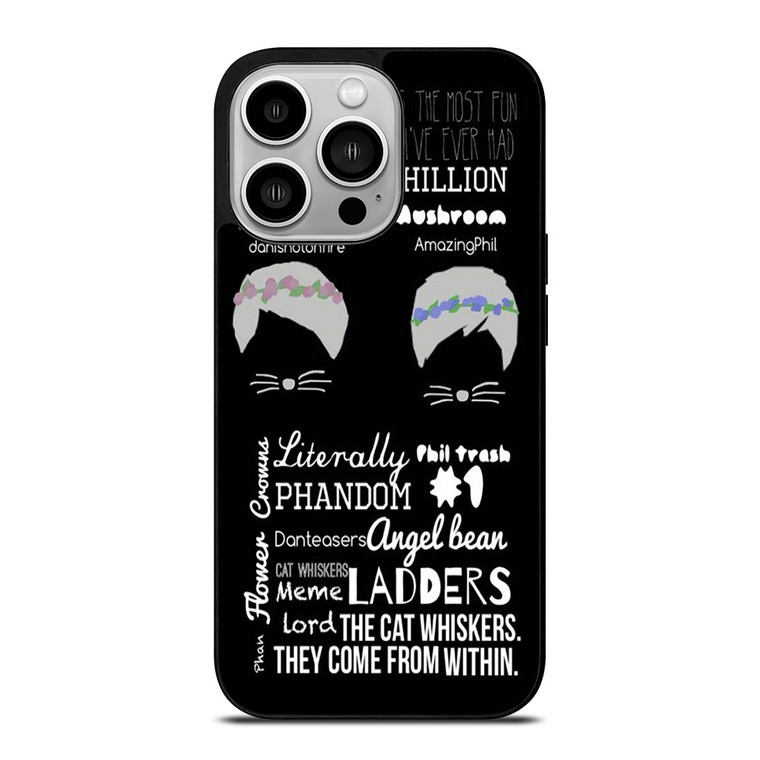 DAN AND PHIL QOTE iPhone 14 Pro Case Cover