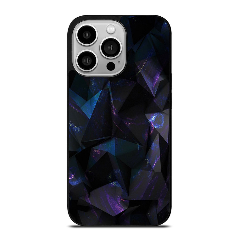 DARK ABSTRACT GEOMETRY iPhone 14 Pro Case Cover