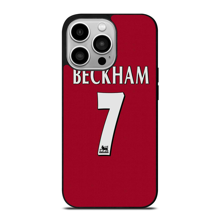 DAVID BECKHAM JERSEY MANCHESTER UNITED iPhone 14 Pro Case Cover