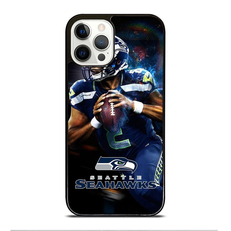 RUSSELL WILSON SEATTLE SEAHAWKS NFL iPhone 12 Pro Case Cover