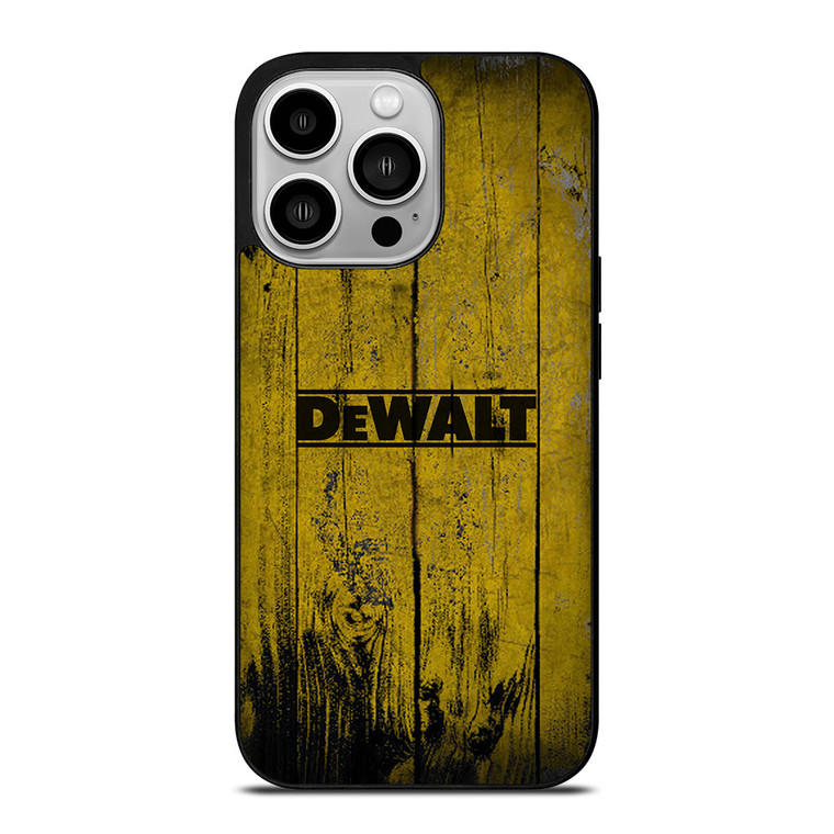DEWALT WOODEN LOGO iPhone 14 Pro Case Cover