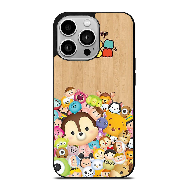 DISNEY TSUM TSUM WOODEN iPhone 14 Pro Case Cover
