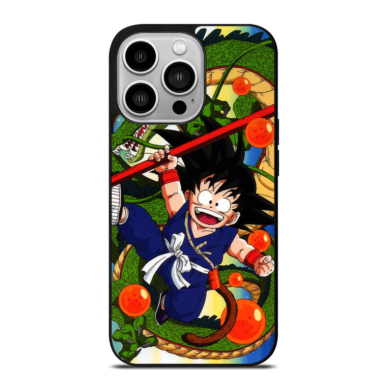 DRAGON BALL Z SHENLONG AND KIDS GOKU iPhone 14 Pro Case Cover