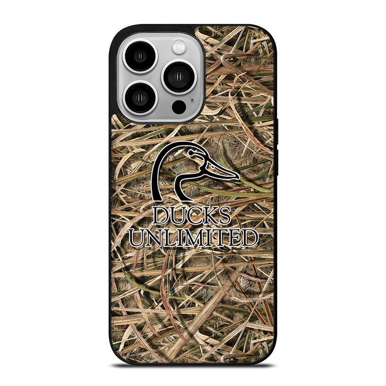 DUCKS UNLIMITED CAMO LOGO iPhone 14 Pro Case Cover