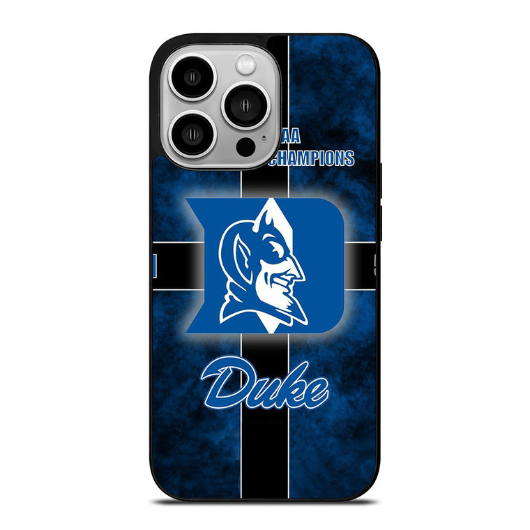 DUKE BLUE DEVILS BASKETBALL CHAMPIONS iPhone 14 Pro Case Cover
