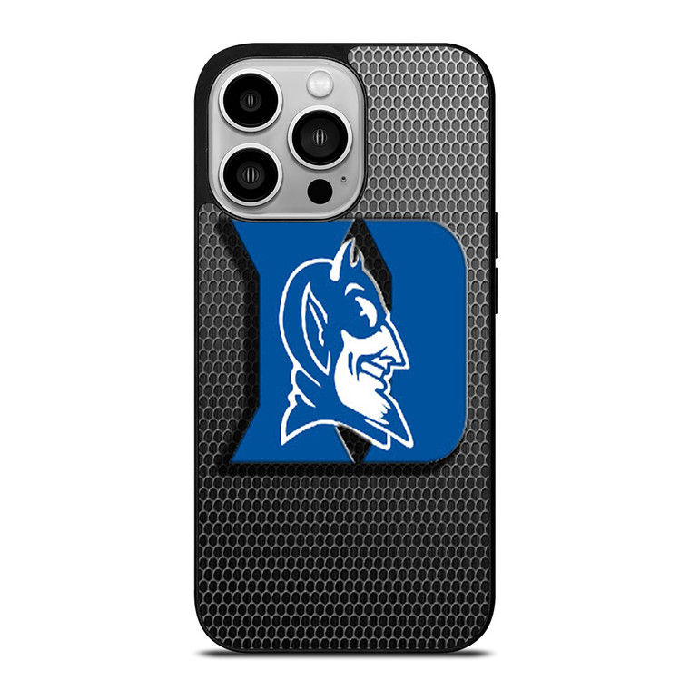 DUKE BLUE DEVILS METAL LOGO iPhone 14 Pro Case Cover