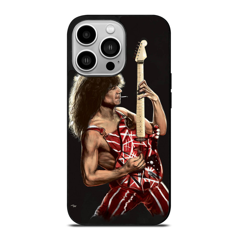 EDDIE VAN HALEN AND GUITAR iPhone 14 Pro Case Cover