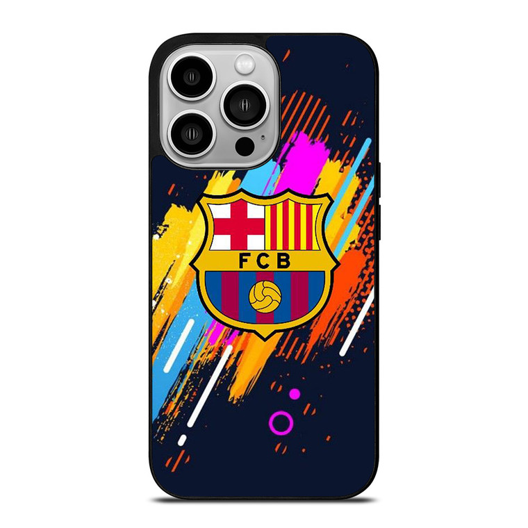 FC BARCELONA ART LOGO iPhone 14 Pro Case Cover