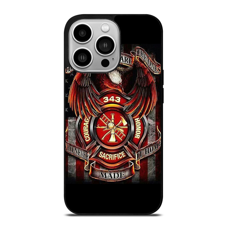 FIREFIGHTER FIREMAN HEROES iPhone 14 Pro Case Cover