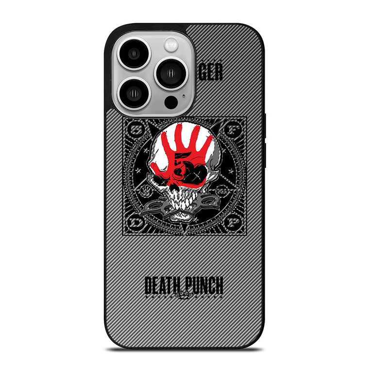 FIVE FINGER DEATH PUNCH CARBON LOGO iPhone 14 Pro Case Cover