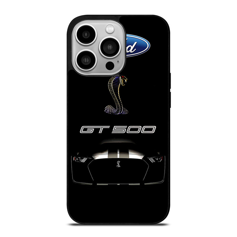 FORD MUSTANG GT BLACK iPhone 14 Pro Case Cover