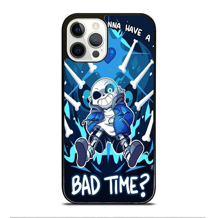 SANS UNDERTALE  BAD TIME 2 iPhone 12 Pro Case Cover