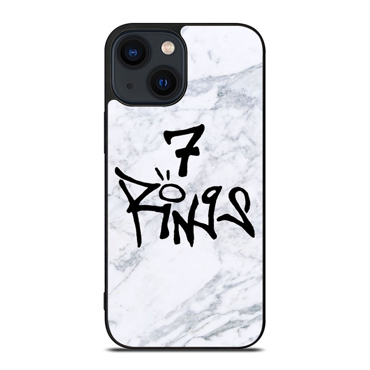 7 RINGS ARIANA GRANDE MARBLE iPhone 14 Plus Case Cover