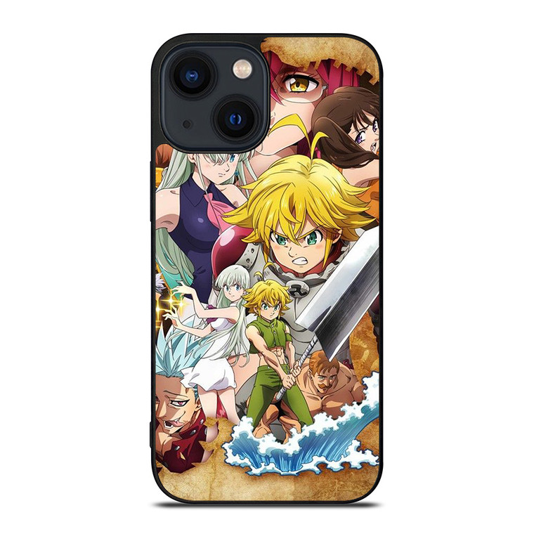 7 SEVEN DEADLY SINS ANIME CHARACTER iPhone 14 Plus Case Cover