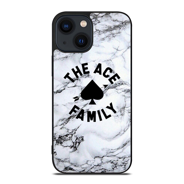 ACE FAMILY MARBLE LOGO iPhone 14 Plus Case Cover