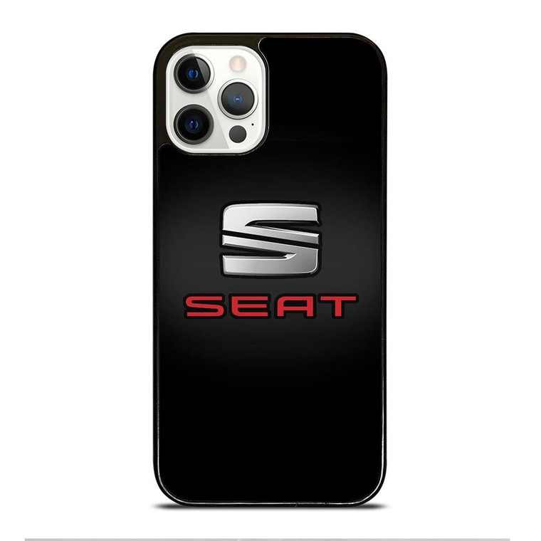 SEAT LOGO BLACK iPhone 12 Pro Case Cover
