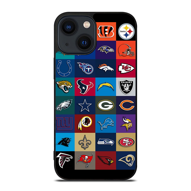 ALL NFL FOOTBALL TEAM iPhone 14 Plus Case Cover