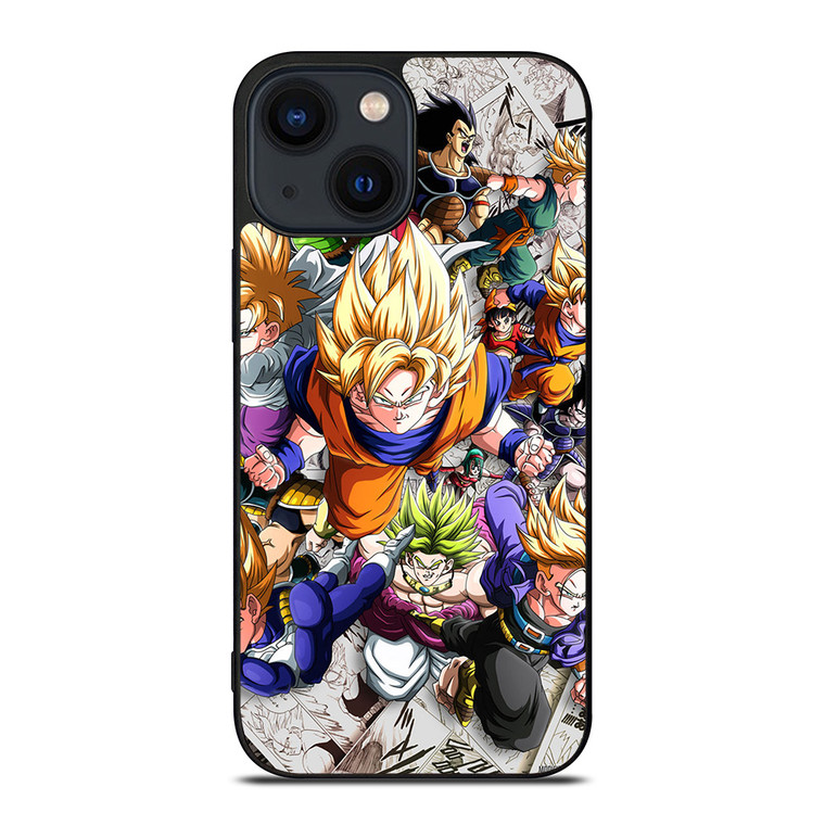 ALL SAIYAN DRAGON BALL iPhone 14 Plus Case Cover