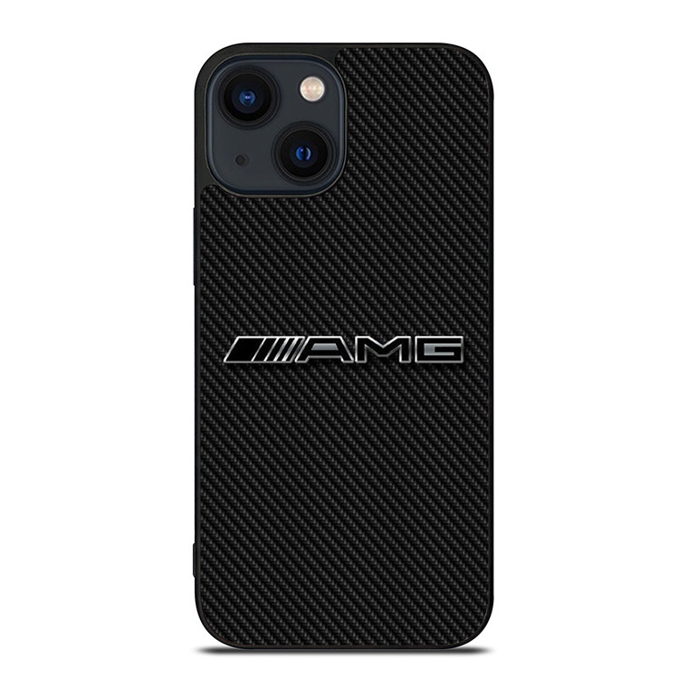 AMG MERCEDES BENZ LOGO CARBON iPhone 14 Plus Case Cover