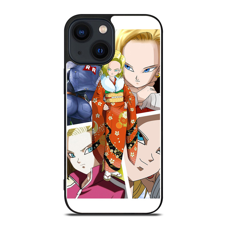 ANDROID 18 DRAGON BALL SUPER iPhone 14 Plus Case Cover