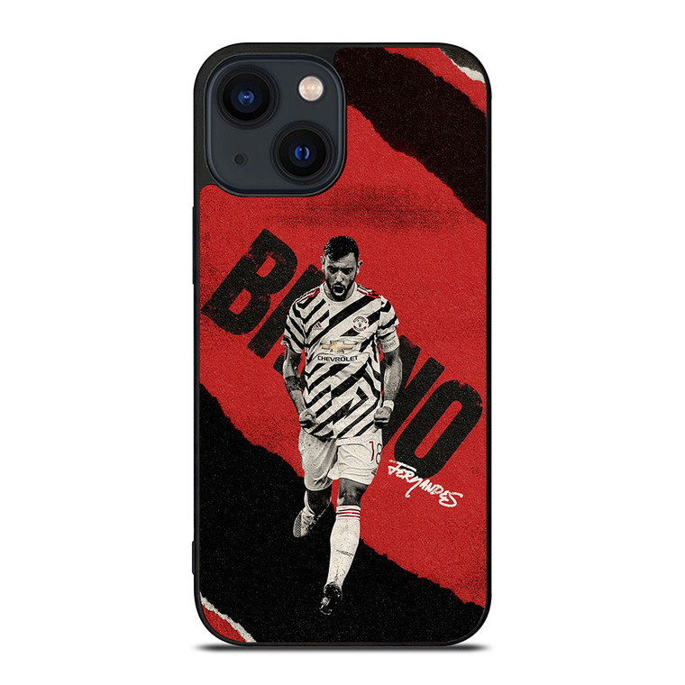 BRUNO FERNANDES MANCHESTER UNITED 3RD KIT iPhone 14 Plus Case Cover