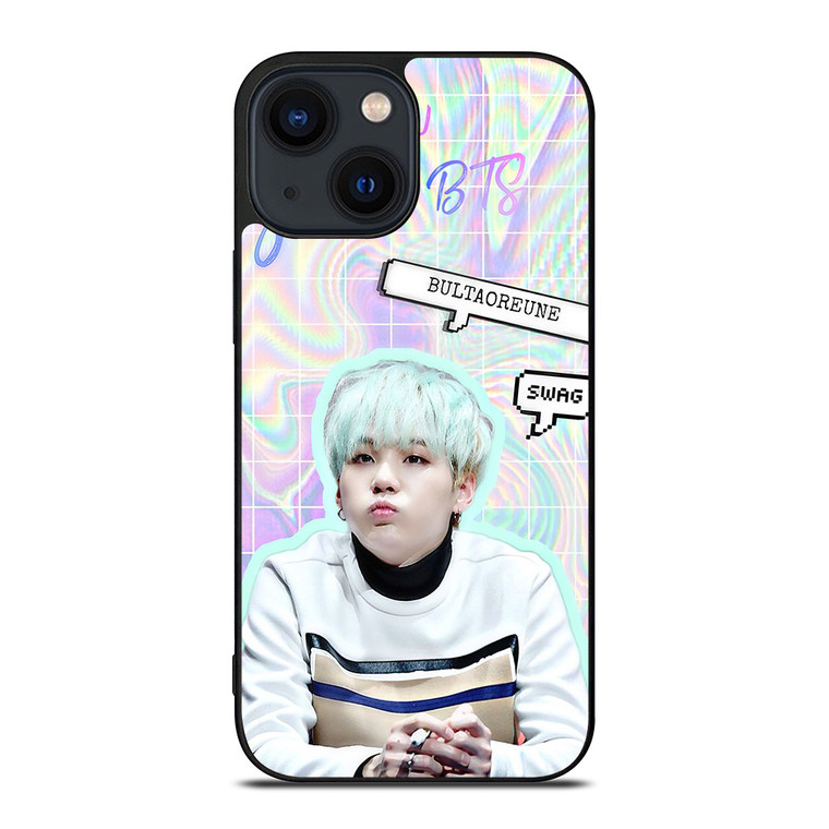 BTS SUGA CUTE iPhone 14 Plus Case Cover